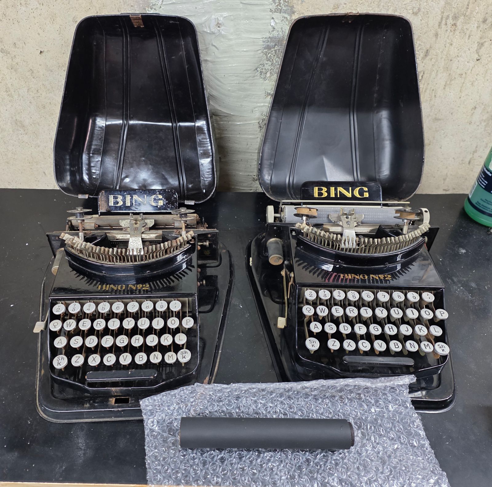 Two Bing typewriters