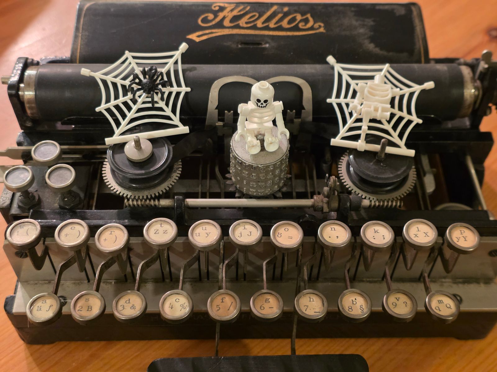Helios with lego Halloween figures