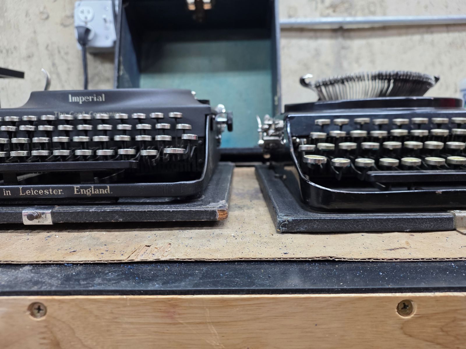 Imperial Good Companion and Remington Portable 2 typewriters