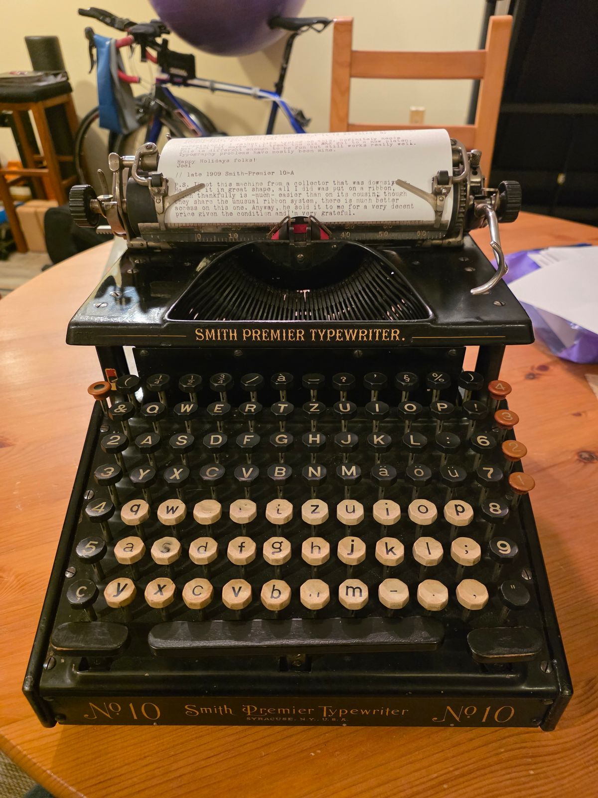Photo from the Smith Premier No. 10 (10-A) gallery
