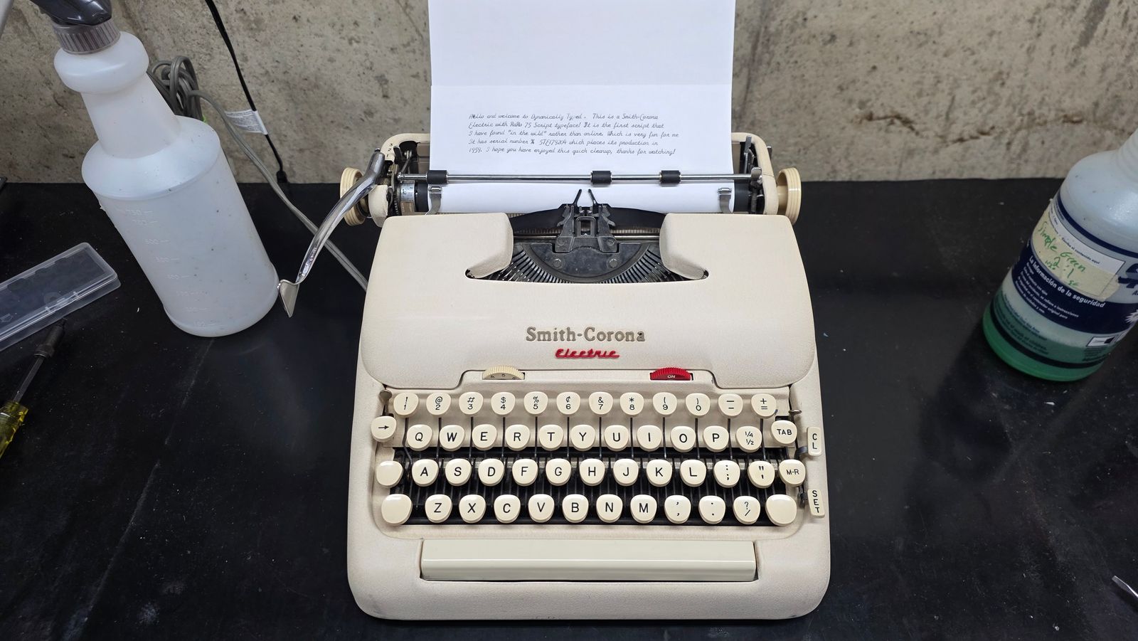 Photo from the Smith Corona Electric (5TE) gallery